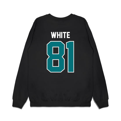 Coastal Carolina - NCAA Football : Dwayne White - Vintage Helmet Premium Crewneck Sweatshirt-1