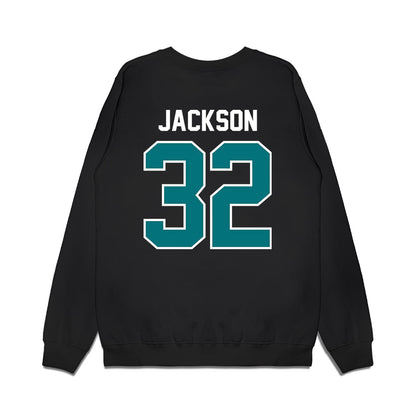 Coastal Carolina - NCAA Football : Jayden Jackson - Vintage Helmet Premium Crewneck Sweatshirt-1