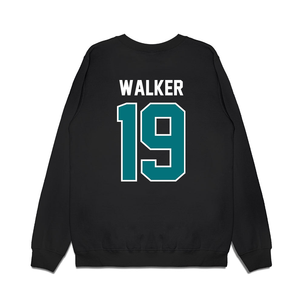 Coastal Carolina - NCAA Football : Alex Walker - Vintage Helmet Premium Crewneck Sweatshirt-1