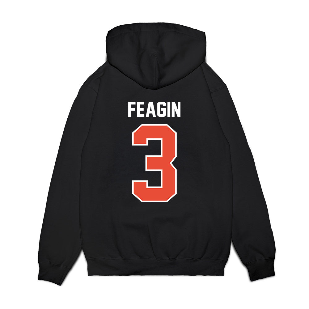 Illinois - NCAA Football : Kaden Feagin - Vintage Helmet Premium Hooded Sweatshirt-1