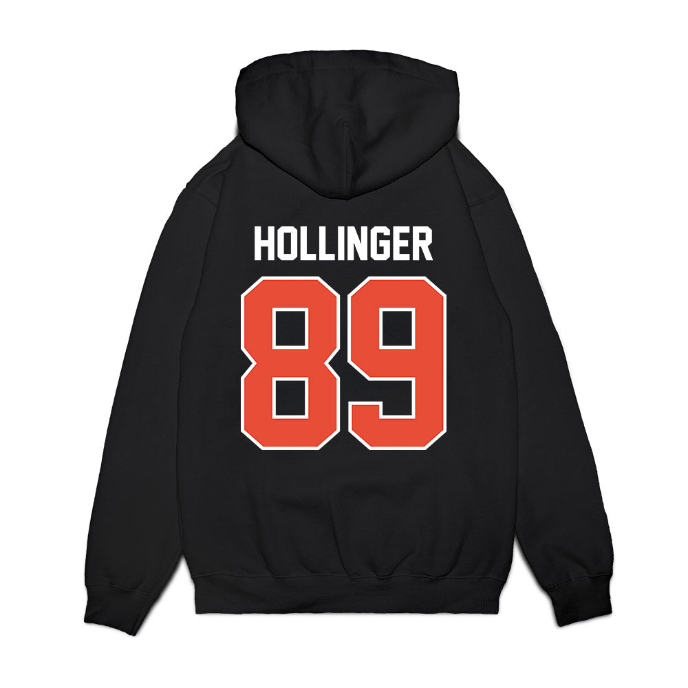 Illinois - NCAA Football : Tanner Hollinger - Vintage Helmet Premium Hooded Sweatshirt-1