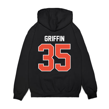 Illinois - NCAA Football : Grayson Griffin - Vintage Helmet Premium Hooded Sweatshirt-1
