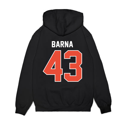 Illinois - NCAA Football : Joe Barna - Vintage Helmet Premium Hooded Sweatshirt-1