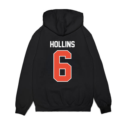 Illinois - NCAA Football : Ashton Hollins - Vintage Helmet Premium Hooded Sweatshirt-1