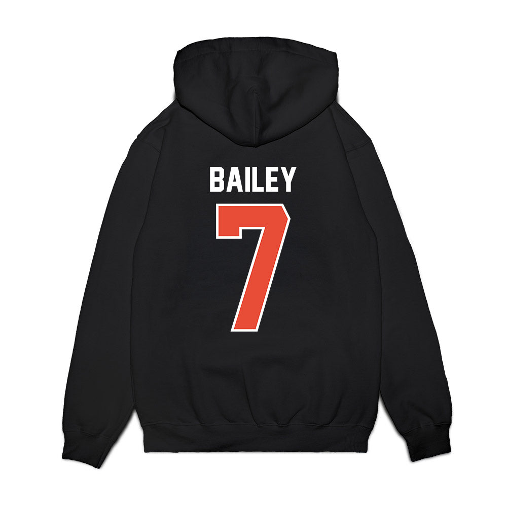 Illinois - NCAA Football : Matthew Bailey - Vintage Helmet Premium Hooded Sweatshirt-1