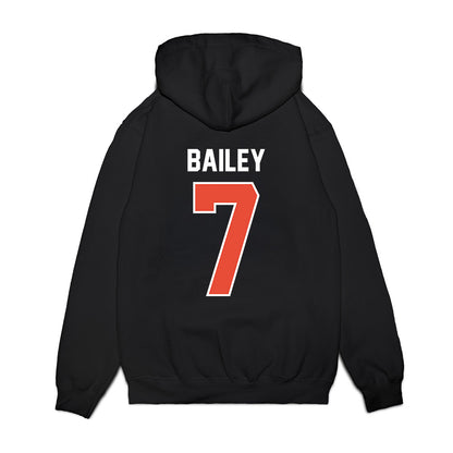 Illinois - NCAA Football : Matthew Bailey - Vintage Helmet Premium Hooded Sweatshirt-1