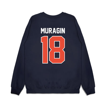 Illinois - NCAA Football : Mason Muragin - Vintage Helmet Premium Crewneck Sweatshirt-1