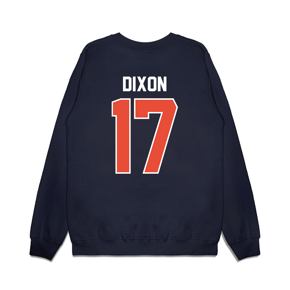Illinois - NCAA Football : Collin Dixon - Vintage Helmet Premium Crewneck Sweatshirt-1