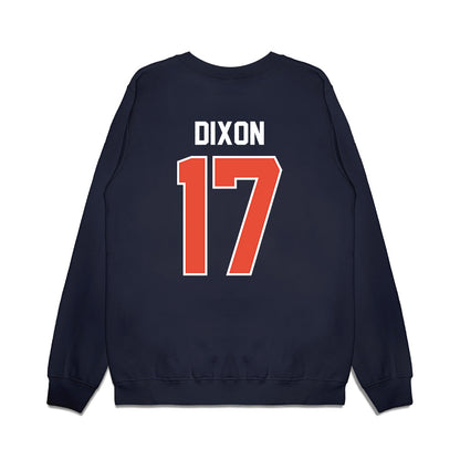 Illinois - NCAA Football : Collin Dixon - Vintage Helmet Premium Crewneck Sweatshirt-1