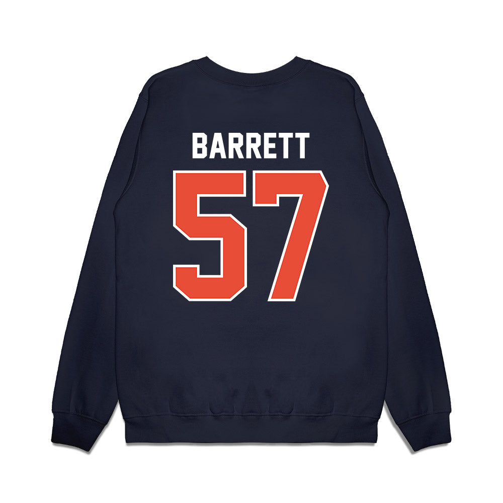 Illinois - NCAA Football : Zach Barrett - Vintage Helmet Premium Crewneck Sweatshirt-1