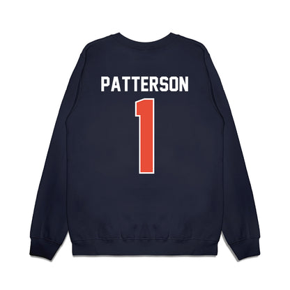 Illinois - NCAA Football : Kaleb Patterson - Vintage Helmet Premium Crewneck Sweatshirt-1