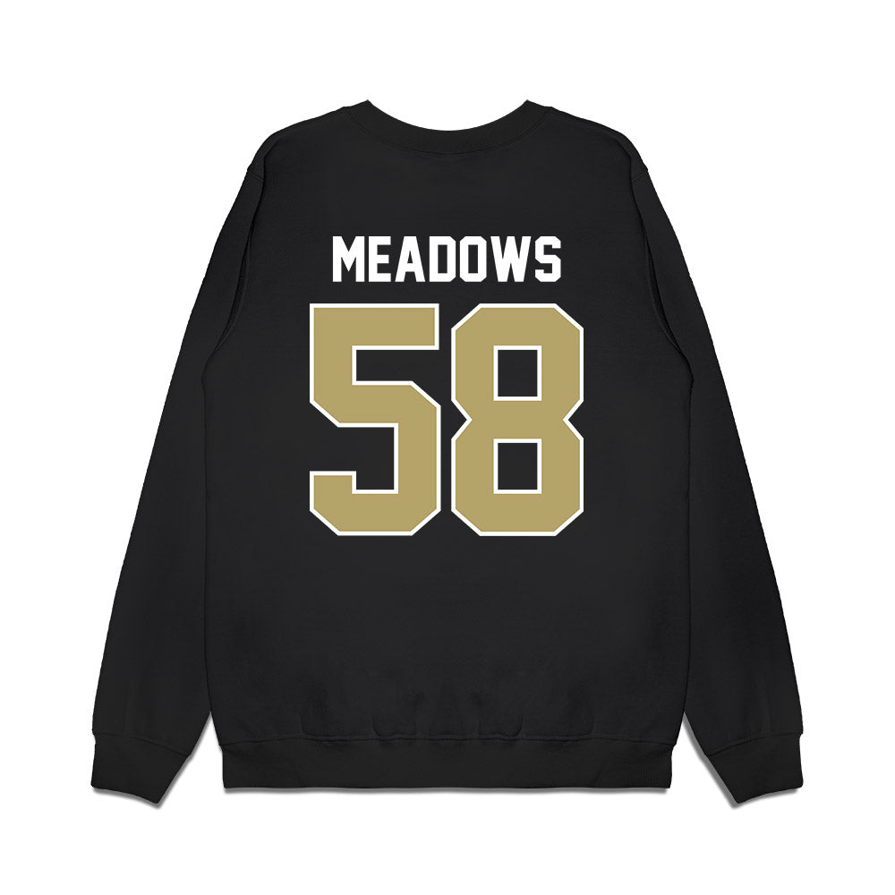 Central Florida - NCAA Football : Connor Meadows - Vintage Helmet Premium Crewneck Sweatshirt-1