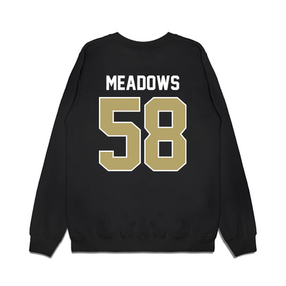 Central Florida - NCAA Football : Connor Meadows - Vintage Helmet Premium Crewneck Sweatshirt-1