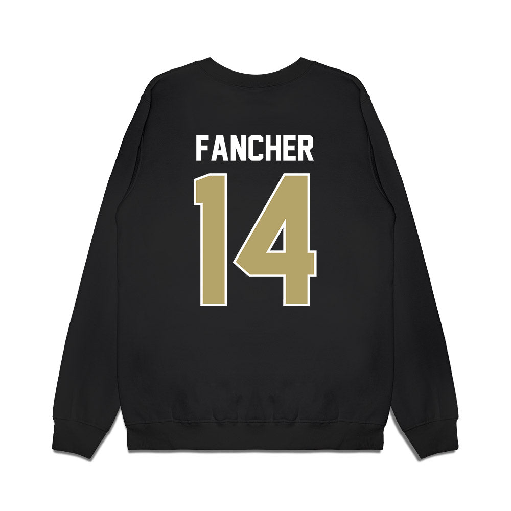 Central Florida - NCAA Football : Cameron Fancher - Vintage Helmet Premium Crewneck Sweatshirt-1