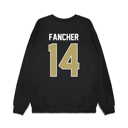Central Florida - NCAA Football : Cameron Fancher - Vintage Helmet Premium Crewneck Sweatshirt-1