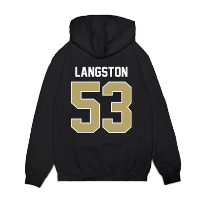 Central Florida - NCAA Football : Laparka Langston - Vintage Helmet Premium Hooded Sweatshirt-1