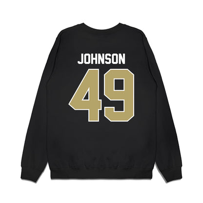 Central Florida - NCAA Football : Quinten Johnson - Vintage Helmet Premium Crewneck Sweatshirt-1