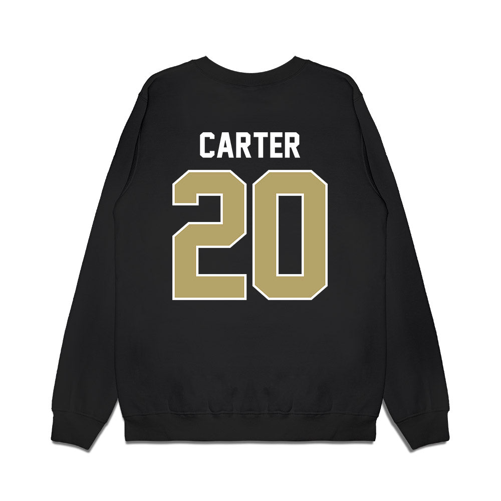 Central Florida - NCAA Football : Lewis Carter - Vintage Helmet Premium Crewneck Sweatshirt-1