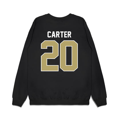 Central Florida - NCAA Football : Lewis Carter - Vintage Helmet Premium Crewneck Sweatshirt-1