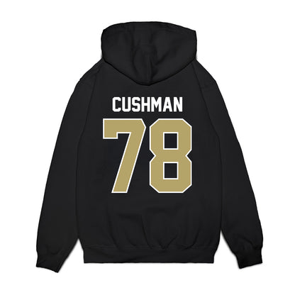 Central Florida - NCAA Football : Preston Cushman - Vintage Helmet Premium Hooded Sweatshirt-1