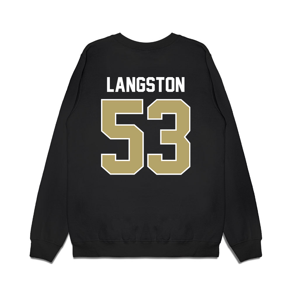 Central Florida - NCAA Football : Laparka Langston - Vintage Helmet Premium Crewneck Sweatshirt-1