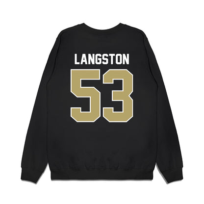 Central Florida - NCAA Football : Laparka Langston - Vintage Helmet Premium Crewneck Sweatshirt-1
