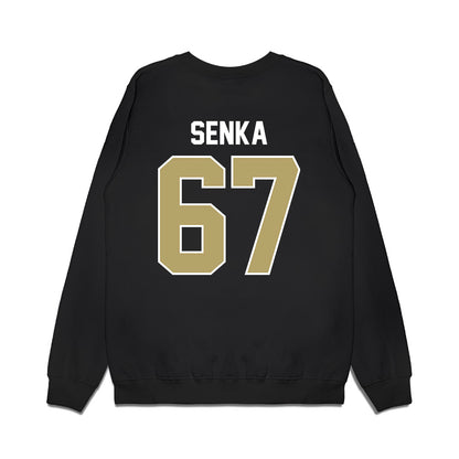 Central Florida - NCAA Football : Noah Senka - Vintage Helmet Premium Crewneck Sweatshirt-1