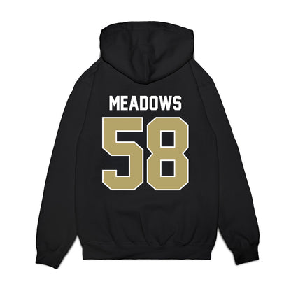 Central Florida - NCAA Football : Connor Meadows - Vintage Helmet Premium Hooded Sweatshirt-1