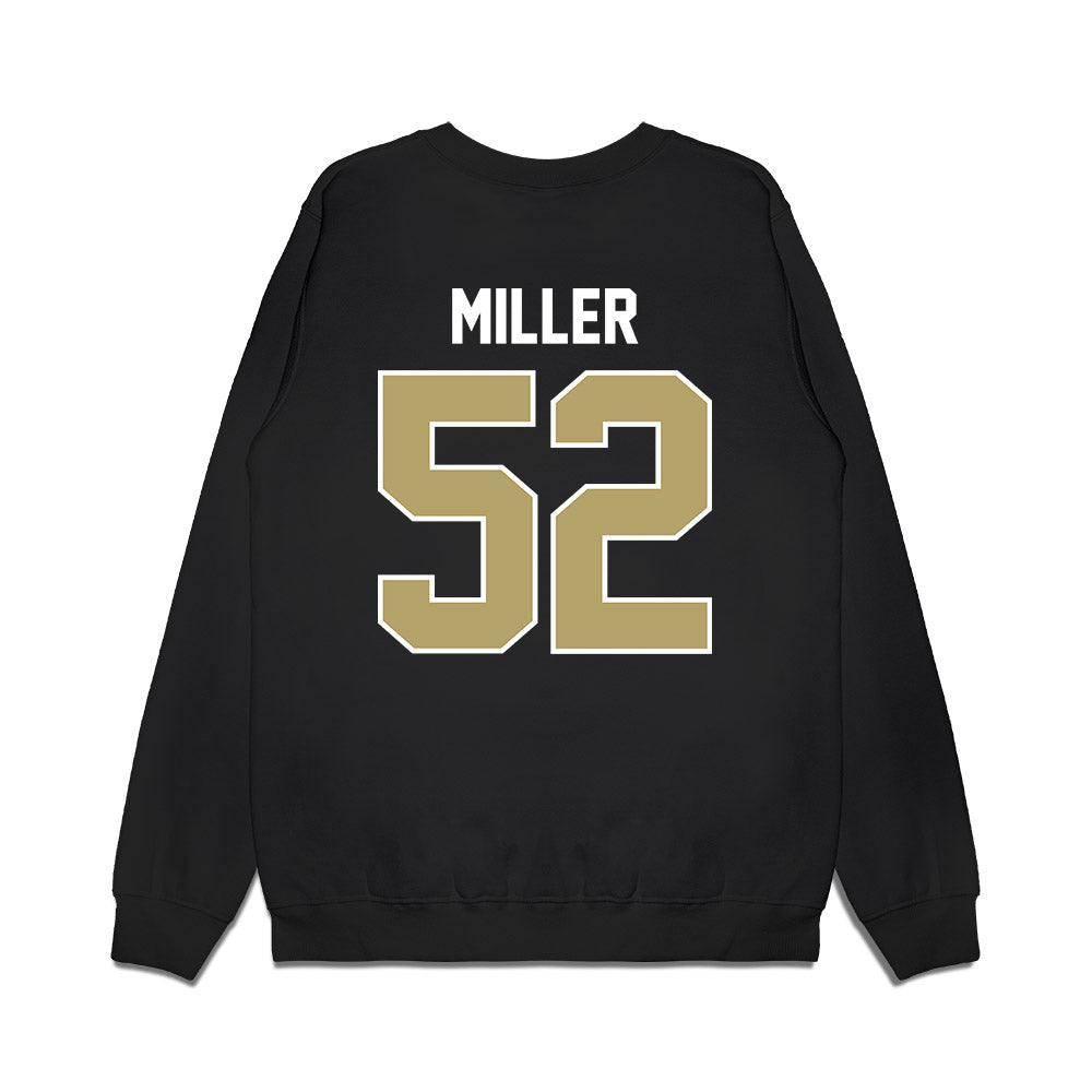 Central Florida - NCAA Football : Carter Miller - Vintage Helmet Premium Crewneck Sweatshirt-1