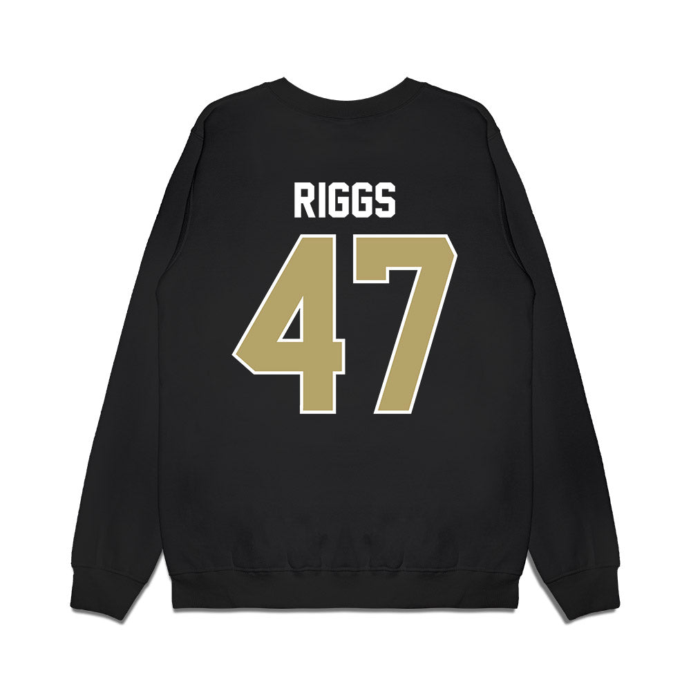 Central Florida - NCAA Football : Dalton Riggs - Vintage Helmet Premium Crewneck Sweatshirt-1