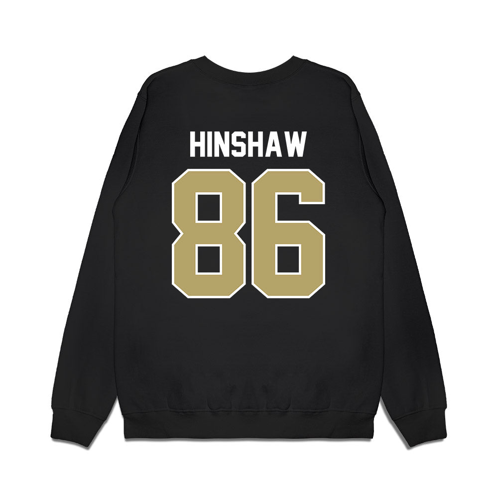 Central Florida - NCAA Football : Chase Hinshaw - Vintage Helmet Premium Crewneck Sweatshirt-1