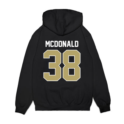 Central Florida - NCAA Football : Jayden McDonald - Vintage Helmet Premium Hooded Sweatshirt-1