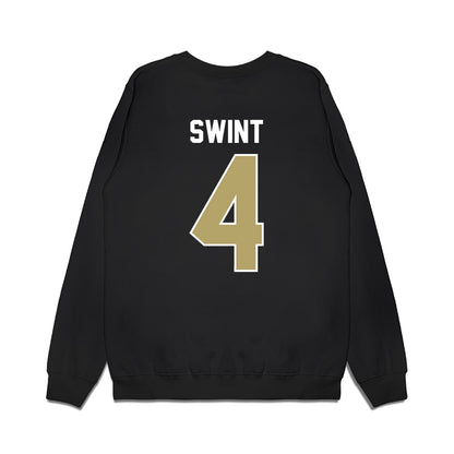 Central Florida - NCAA Football : Taevion Swint - Vintage Helmet Premium Crewneck Sweatshirt-1