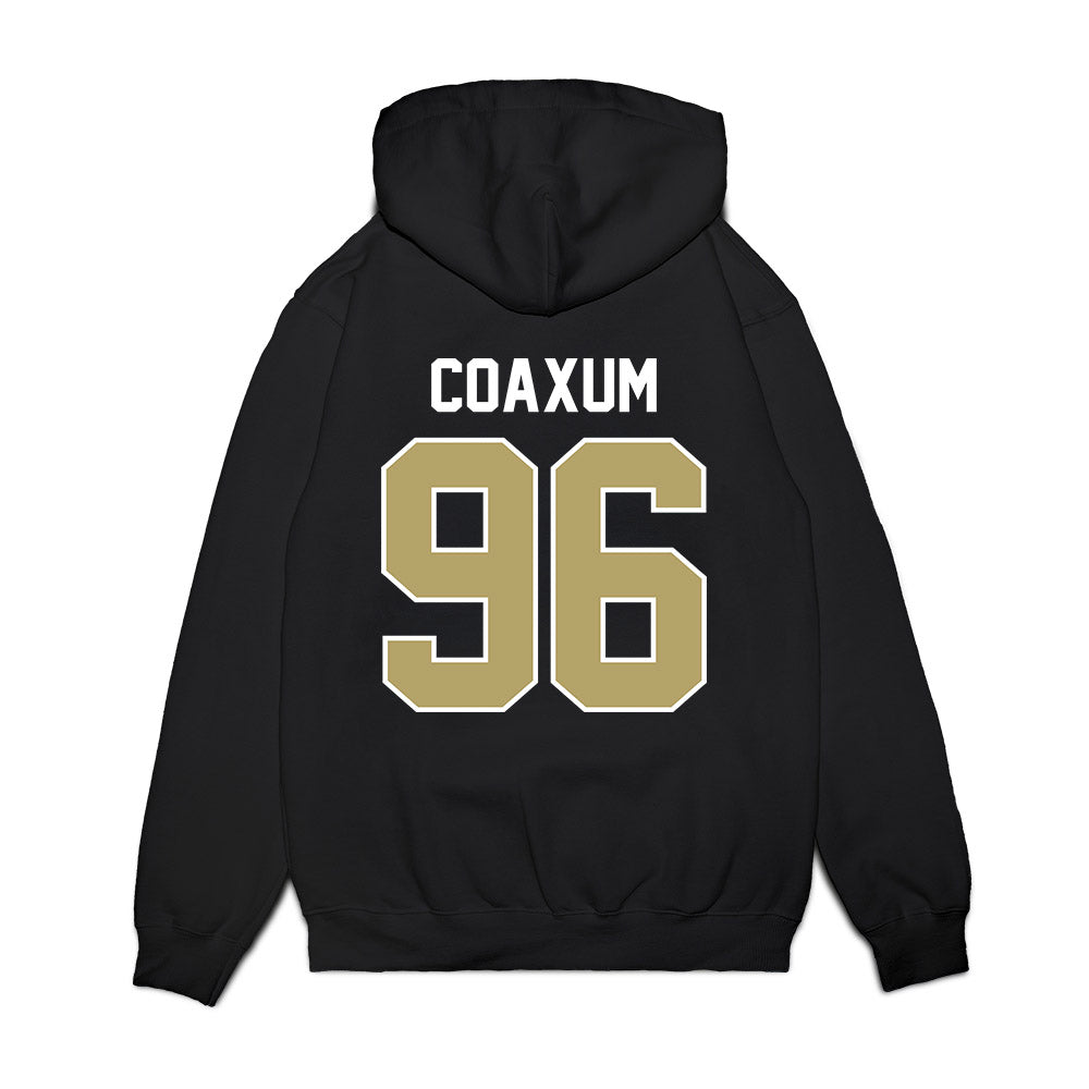 Central Florida - NCAA Football : Anthony Coaxum - Vintage Helmet Premium Hooded Sweatshirt-1