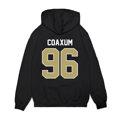 Central Florida - NCAA Football : Anthony Coaxum - Vintage Helmet Premium Hooded Sweatshirt-1