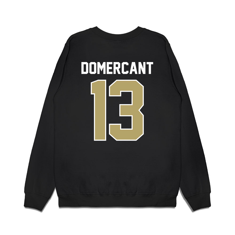 Central Florida - NCAA Football : Chris Domercant - Vintage Helmet Premium Crewneck Sweatshirt-1