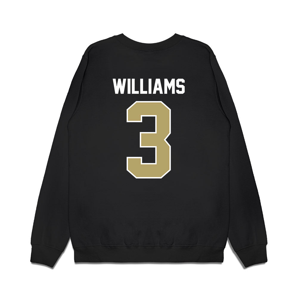Central Florida - NCAA Football : Tony Williams - Vintage Helmet Premium Crewneck Sweatshirt-1