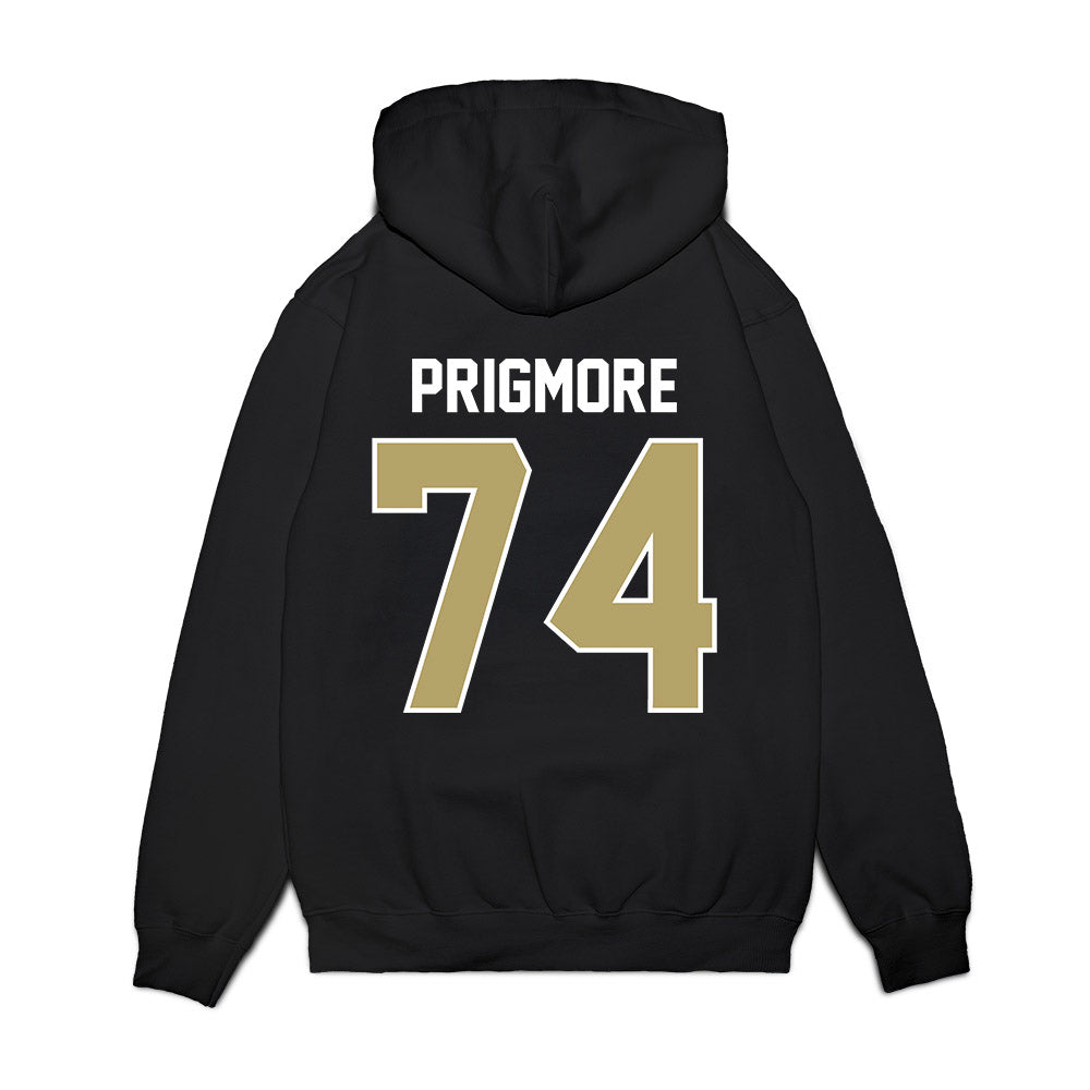 Central Florida - NCAA Football : Matthew Prigmore - Vintage Helmet Premium Hooded Sweatshirt-1