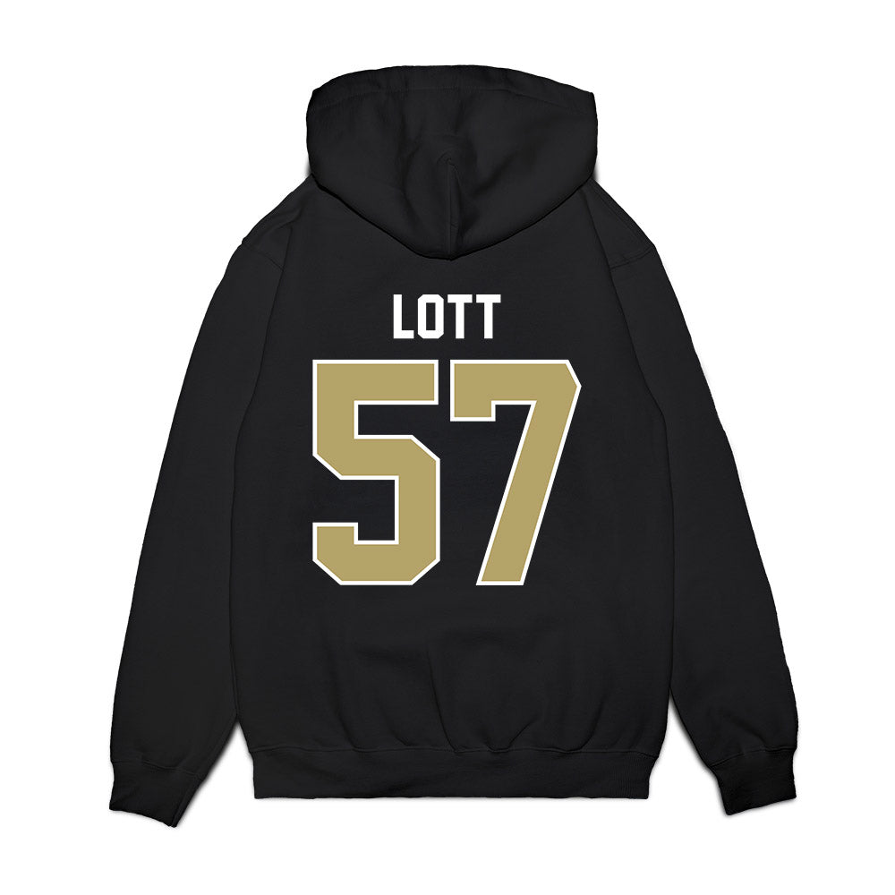 Central Florida - NCAA Football : Camp Lott - Vintage Helmet Premium Hooded Sweatshirt-1