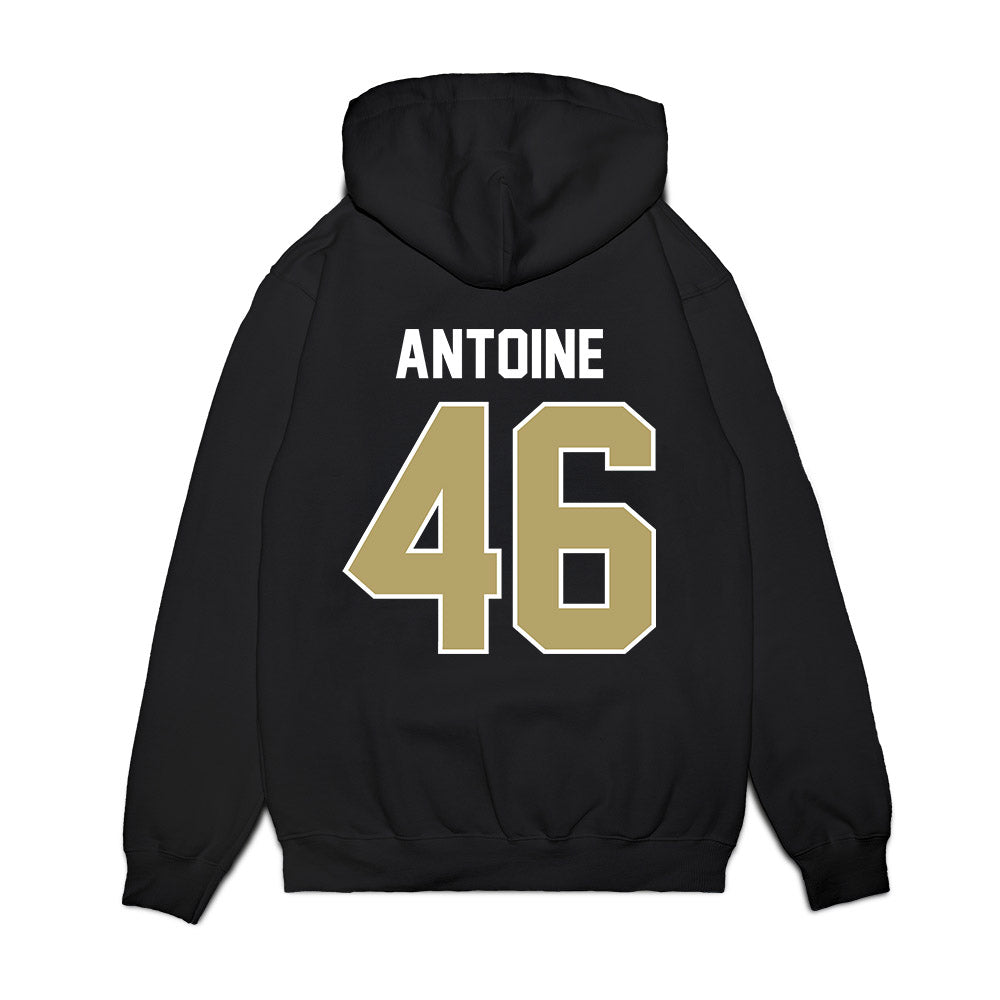 Central Florida - NCAA Football : Nicholas Antoine - Vintage Helmet Premium Hooded Sweatshirt-1