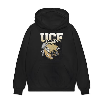 Central Florida - NCAA Football : Agyeman Addae - Vintage Helmet Premium Hooded Sweatshirt-0