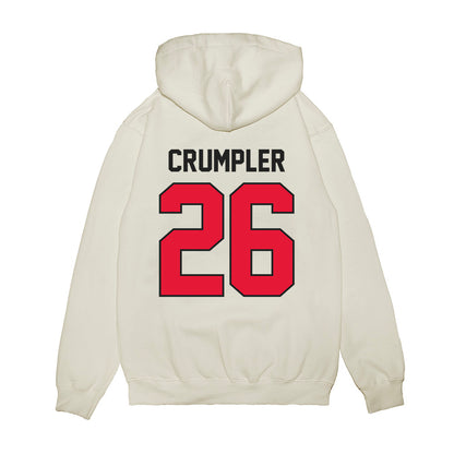 Rutgers - NCAA Football : Isaiah Crumpler - Vintage Helmet Premium Hooded Sweatshirt-1
