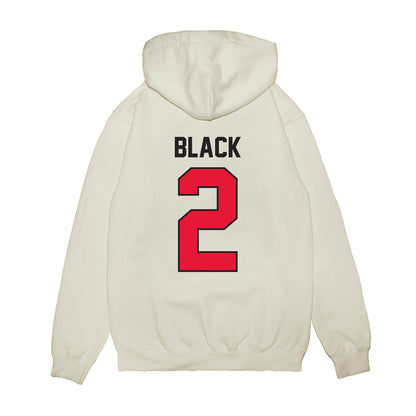 Rutgers - NCAA Football : Benjamin Black - Vintage Helmet Premium Hooded Sweatshirt-1