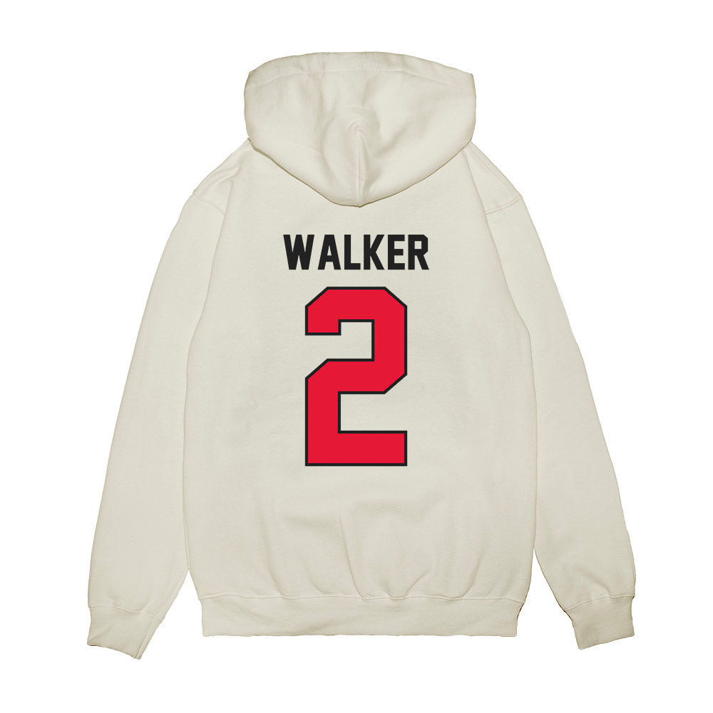 Rutgers - NCAA Football : Moses Walker - Vintage Helmet Premium Hooded Sweatshirt-1