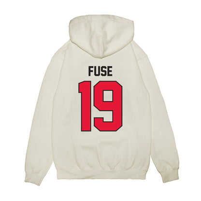 Rutgers - NCAA Football : Davoun Fuse - Vintage Helmet Premium Hooded Sweatshirt-1
