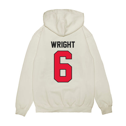 Rutgers - NCAA Football : Abram Wright - Vintage Helmet Premium Hooded Sweatshirt-1