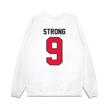 Rutgers - NCAA Football : Ian Strong - Vintage Helmet Premium Crewneck Sweatshirt-1