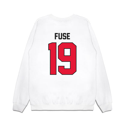 Rutgers - NCAA Football : Davoun Fuse - Vintage Helmet Premium Crewneck Sweatshirt-1