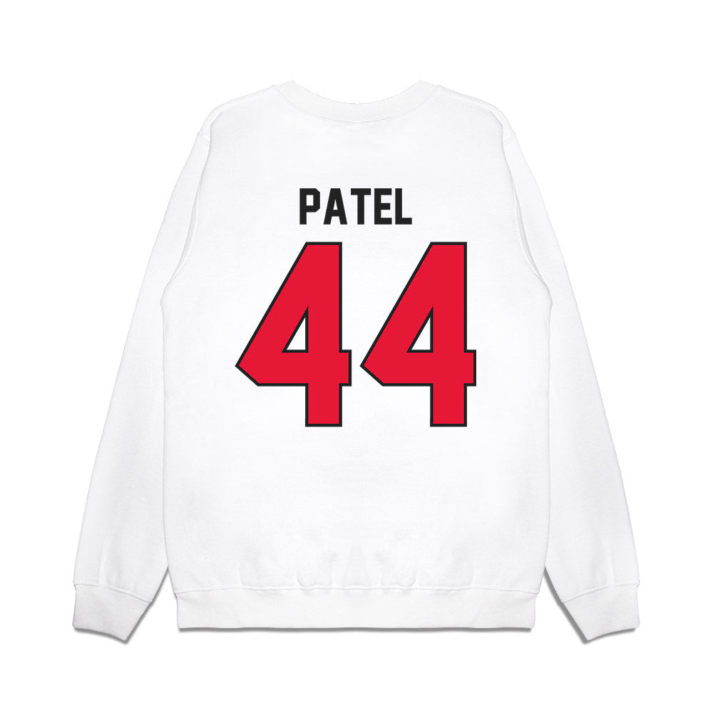 Rutgers - NCAA Football : Jai Patel - Vintage Helmet Premium Crewneck Sweatshirt-1