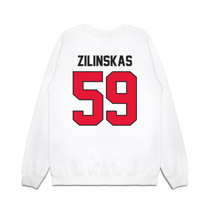 Rutgers - NCAA Football : Gus Zilinskas - Vintage Helmet Premium Crewneck Sweatshirt-1